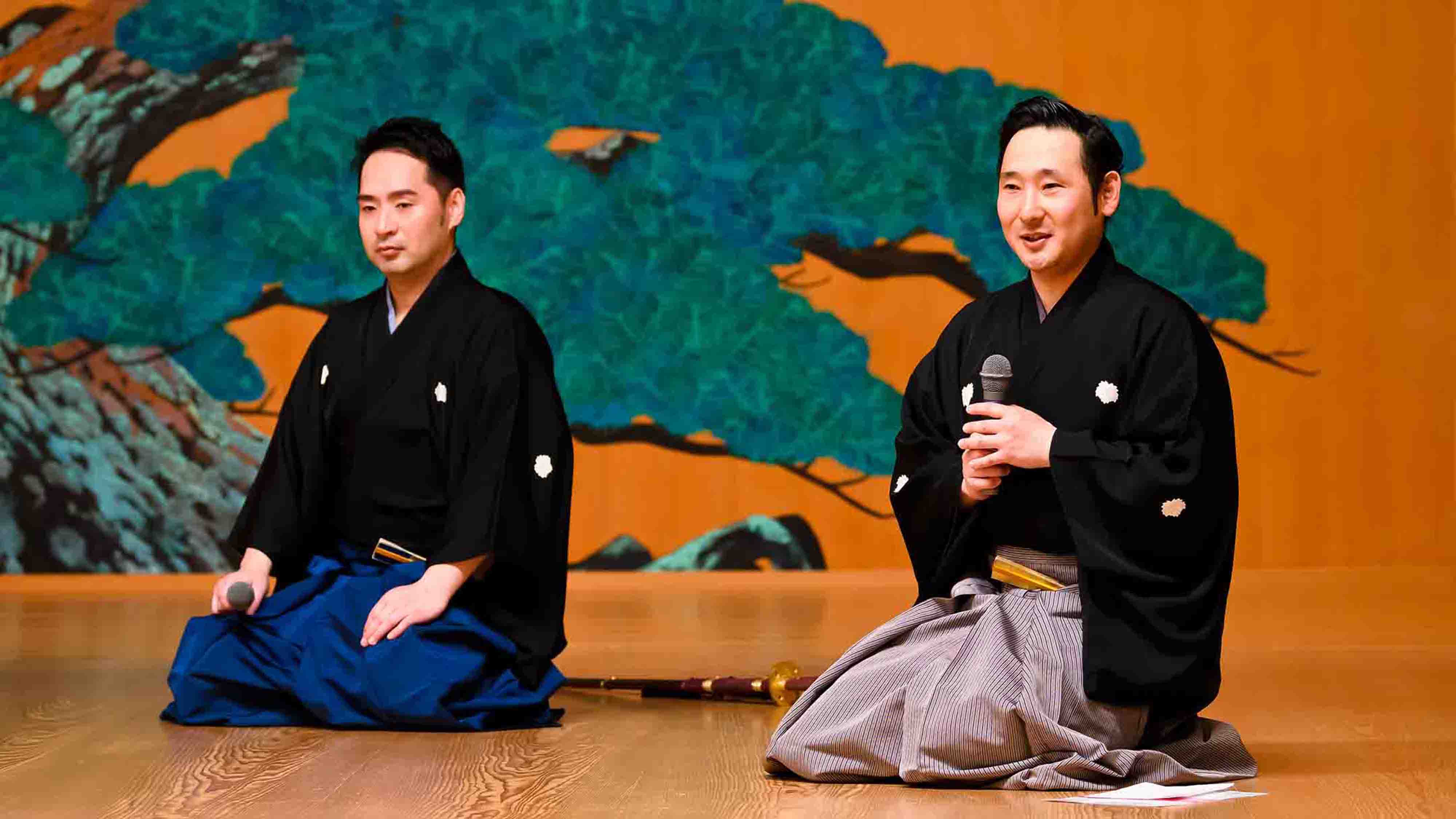 山本則重・山本則秀お話の様子